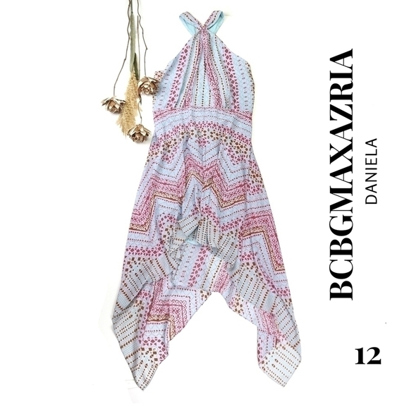 BCBGMaxAzria Dresses & Skirts - New BCBGMAXAZRIA Halter Dress Sz 12 Danela